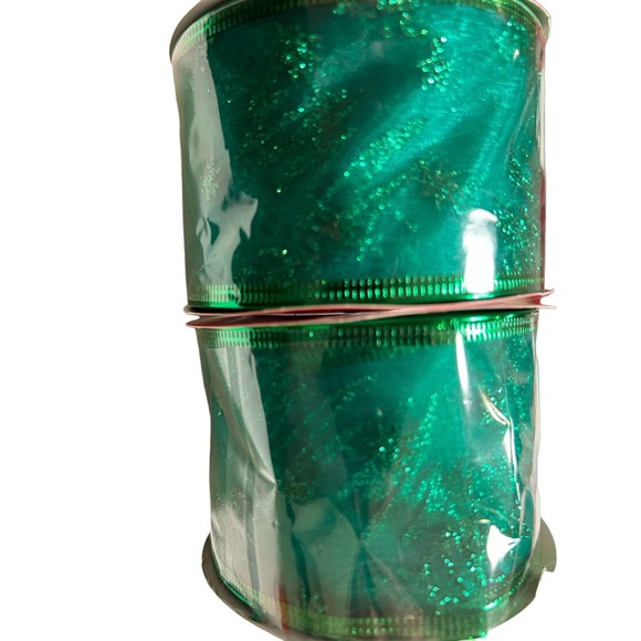 Bundle 13 Christmas Holiday Fabric Ribbons 25ft each - Picture 16 of 16